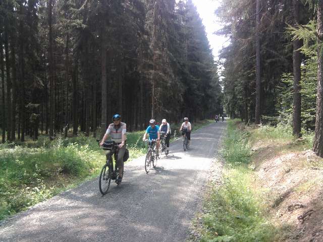 Teilnehmer der Radtour